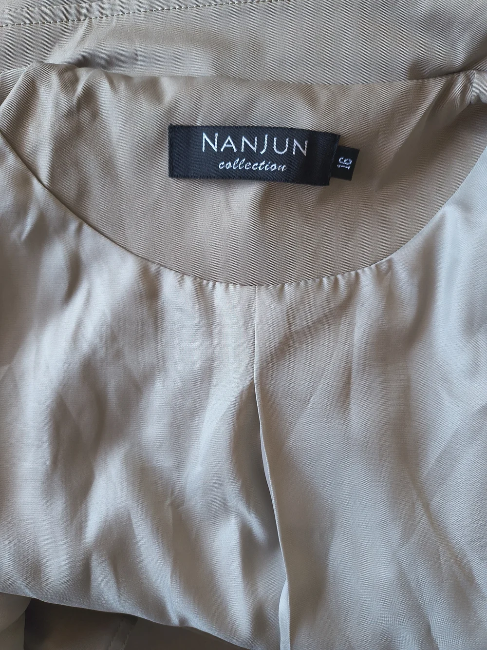 Classic Double-Breasted Taupe Trench Coat by Halogen - Picture 11 of 11